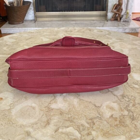 MAXXIMUM Genuine Pebble Leather Large Hobo Style Shoulder Bag - Picture 5 of 14